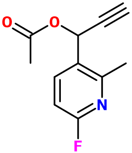 (image for) MC010337 3-Pyridinemethanol, a-ethynyl-6-fluoro-2-Me-, 3-acetate